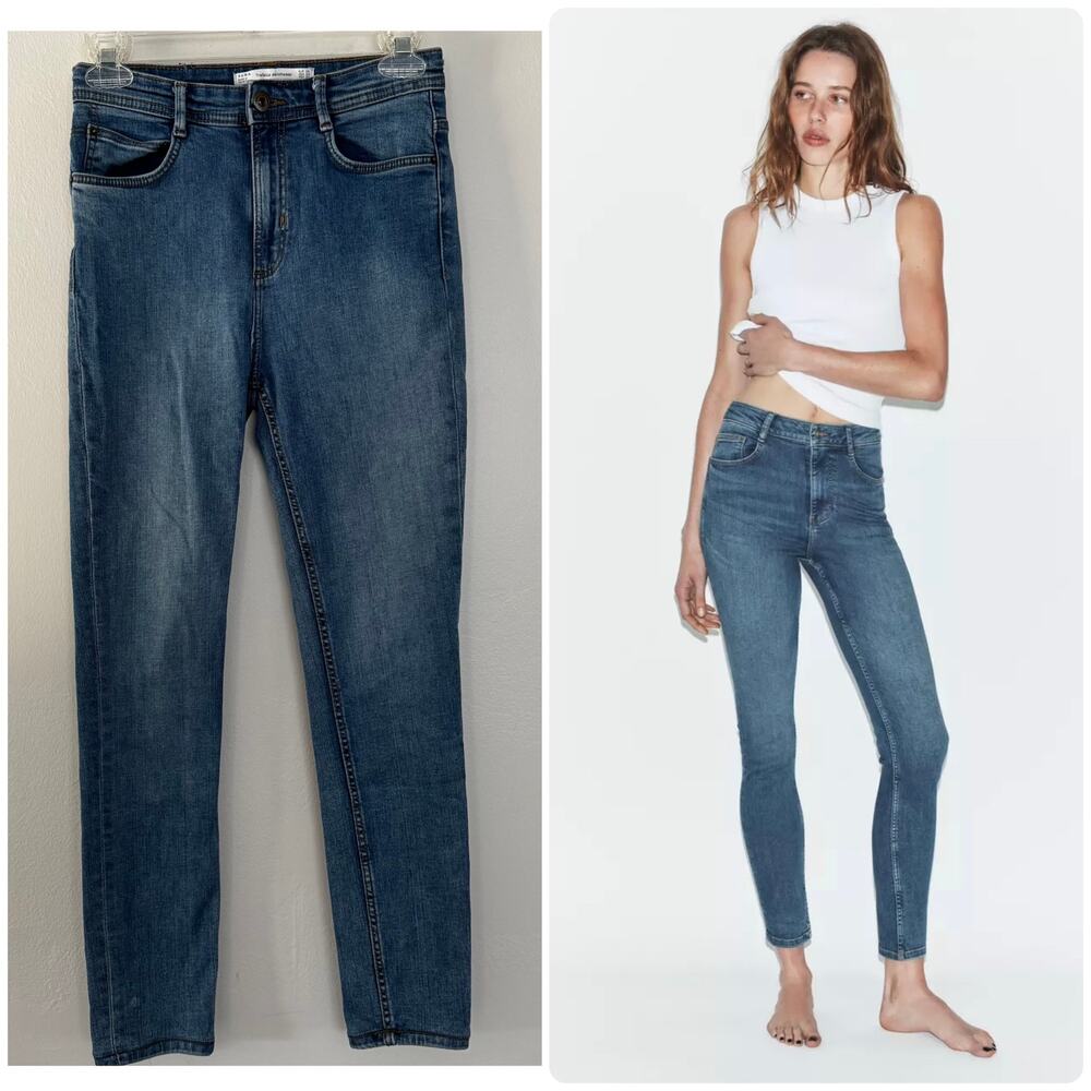 Zara Trafaluc Denimwear High Rise Skinny Jeans